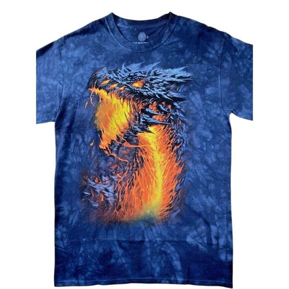 The Mountain “Fire Dragon” Graphic Tie‑Dye Tee – 100% Cotton, Size M - Picture 1 of 3